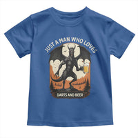 Funny Jersey Devil Loves Darts And Beer Toddler T Shirt Cryptid Lover Gift - Wonder Print Shop