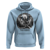 Jersey Devil Playing Dart Hoodie Gothic Horror Gift Pine Barrens New Jersey - Wonder Print Shop
