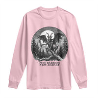 Jersey Devil Playing Dart Long Sleeve Shirt Gothic Horror Gift Pine Barrens New Jersey - Wonder Print Shop