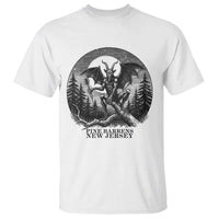 Jersey Devil Playing Dart T Shirt Gothic Horror Gift Pine Barrens New Jersey - Wonder Print Shop