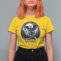 Jersey Devil Playing Dart T Shirt For Women Gothic Horror Gift Pine Barrens New Jersey - Wonder Print Shop