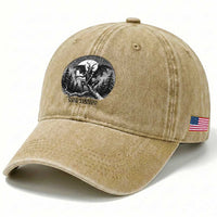 Jersey Devil Playing Dart Washed Cotton Baseball Cap Gothic Horror Gift Pine Barrens New Jersey