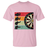 Funny Bigfoot Dart Player Crytid Sunset Retro Vintage T Shirt Dartist Gift - Wonder Print Shop