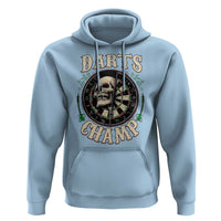 Skull Dartboard Retro Vintage Hoodie Darts Player Champion Gift - Wonder Print Shop
