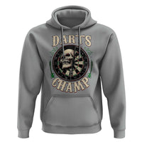 Skull Dartboard Retro Vintage Hoodie Darts Player Champion Gift - Wonder Print Shop