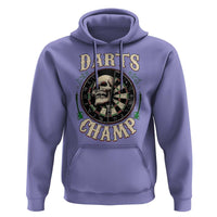 Skull Dartboard Retro Vintage Hoodie Darts Player Champion Gift - Wonder Print Shop