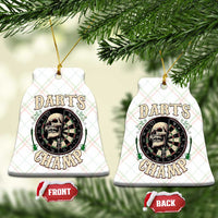 Skull Dartboard Retro Vintage Ceramic Ornament Darts Player Champion Gift - Wonder Print Shop