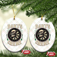 Skull Dartboard Retro Vintage Ceramic Ornament Darts Player Champion Gift - Wonder Print Shop
