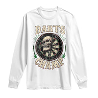 Skull Dartboard Retro Vintage Long Sleeve Shirt Darts Player Champion Gift - Wonder Print Shop