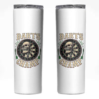 Skull Dartboard Retro Vintage Skinny Tumbler Darts Player Champion Gift - Wonder Print Shop
