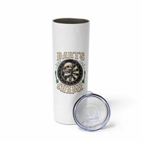 Skull Dartboard Retro Vintage Skinny Tumbler Darts Player Champion Gift - Wonder Print Shop