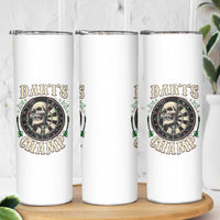 Skull Dartboard Retro Vintage Skinny Tumbler Darts Player Champion Gift - Wonder Print Shop