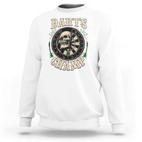 Skull Dartboard Retro Vintage Sweatshirt Darts Player Champion Gift - Wonder Print Shop