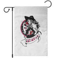 Funny Crazy Darts Lady Garden Flag Coolest Girls Play Darts - Wonder Print Shop