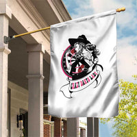 Funny Crazy Darts Lady Garden Flag Coolest Girls Play Darts - Wonder Print Shop