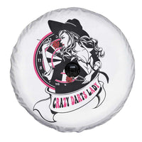 Funny Crazy Darts Lady Spare Tire Cover Coolest Girls Play Darts - Wonder Print Shop
