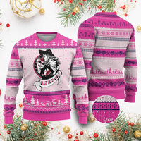 Funny Crazy Darts Lady Ugly Christmas Sweater Coolest Girls Play Darts - Wonder Print Shop