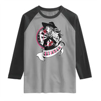 Funny Crazy Darts Lady Raglan Shirt Coolest Girls Play Darts - Wonder Print Shop