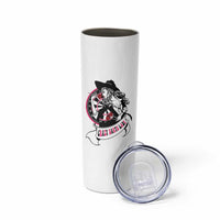 Funny Crazy Darts Lady Skinny Tumbler Coolest Girls Play Darts - Wonder Print Shop