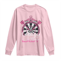 Crazy Darts Lady Long Sleeve Shirt Funny Pub Game Gift For Women - Wonder Print Shop