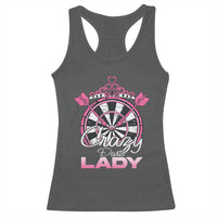 Crazy Darts Lady Racerback Tank Top Funny Pub Game Gift For Women - Wonder Print Shop