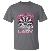 Crazy Darts Lady T Shirt Funny Pub Game Gift For Women - Wonder Print Shop