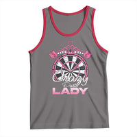 Crazy Darts Lady Tank Top Funny Pub Game Gift For Women - Wonder Print Shop