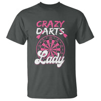 Crazy Darts Lady Bullseye Dart Shooting T Shirt Female Dartist Gift - Wonder Print Shop