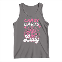 Crazy Darts Lady Bullseye Dart Shooting Tank Top Female Dartist Gift - Wonder Print Shop