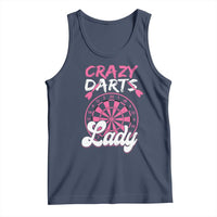 Crazy Darts Lady Bullseye Dart Shooting Tank Top Female Dartist Gift - Wonder Print Shop