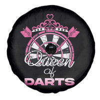 Queen Of Darts Spare Tire Cover Funny Dart Gift For Women - Wonder Print Shop