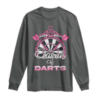 Queen Of Darts Long Sleeve Shirt Funny Dart Gift For Women - Wonder Print Shop