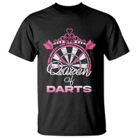 Queen Of Darts T Shirt Funny Dart Gift For Women - Wonder Print Shop
