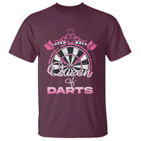 Queen Of Darts T Shirt Funny Dart Gift For Women - Wonder Print Shop