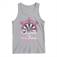 Queen Of Darts Tank Top Funny Dart Gift For Women - Wonder Print Shop