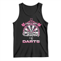Queen Of Darts Tank Top Funny Dart Gift For Women - Wonder Print Shop