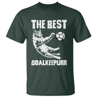 The Best Cat Goalkeeper T Shirt Soccer Player Gift