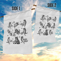 Funny Cat Soccer Player Garden Flag Gift For Soccer Lovers