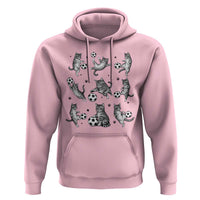 Funny Cat Soccer Player Hoodie Gift For Soccer Lovers