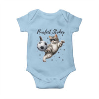 Purrfect Striker Baby Onesie Funny Cat Soccer Player Gift