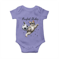 Purrfect Striker Baby Onesie Funny Cat Soccer Player Gift