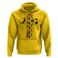 I Can Do All Things Through Soccer Christian Faith Gift Hoodie
