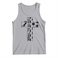 I Can Do All Things Through Soccer Christian Faith Gift Tank Top
