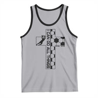 I Can Do All Things Through Soccer Christian Faith Gift Tank Top