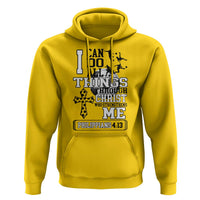 Soccer Christian Gift Hoodie I Can Do All Things Through Christ