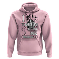 Soccer Christian Gift Hoodie I Can Do All Things Through Christ