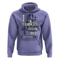 Soccer Christian Gift Hoodie I Can Do All Things Through Christ
