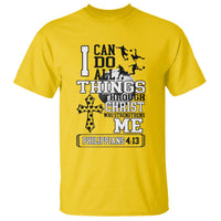 Soccer Christian Gift T Shirt I Can Do All Things Through Christ