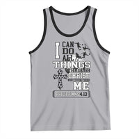Soccer Christian Gift Tank Top I Can Do All Things Through Christ