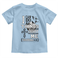 Soccer Christian Gift Toddler T Shirt I Can Do All Things Through Christ